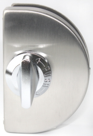 Glass Door Lock for Glass Doors and Cabinets