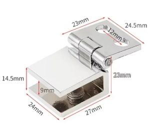 Glastürscharniere für Glastüren bis 8 mm Glas