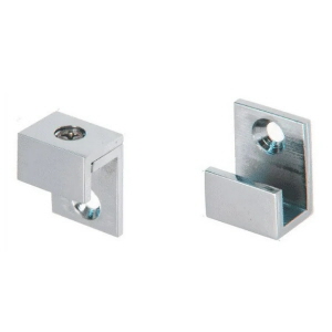 Massive Spiegelklammern für 6 mm Spiegel.